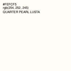 #FEFCF5 - Quarter Pearl Lusta Color Image